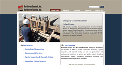 Desktop Screenshot of nwgeotech.com